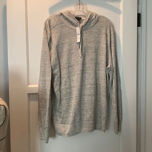 Mens Hoodie pull over sweater/ j crew